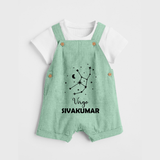 Virgo Star Sign Constellation Dungaree - MINT GREEN - 0 - 5 Months Old (Chest 18")