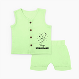 Virgo Star Sign Constellation Jabla Set - PASTEL GREEN - 0 - 3 Months Old (Chest 9.8")