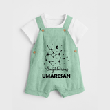 Sagittarius Constellation Dungaree - MINT GREEN - 0 - 5 Months Old (Chest 18")
