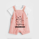 Sagittarius Constellation Dungaree - PEACH - 0 - 5 Months Old (Chest 18")