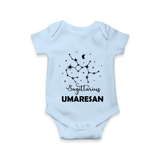 Sagittarius Constellation Romper - BABY BLUE - New Born (Chest 14")