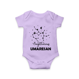 Sagittarius Constellation Romper - LILAC - New Born (Chest 14")