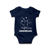 Sagittarius Constellation Romper - NAVY BLUE - New Born (Chest 14")