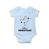Libra Star Sign Romper - BABY BLUE - New Born (Chest 14")