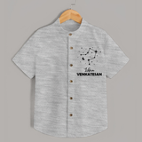 Libra Star Sign shirt - GREY - 0 - 6 Months Old (Chest 23")
