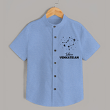 Libra Star Sign shirt - SKY BLUE - 0 - 6 Months Old (Chest 23")