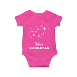 Libra Star Sign Romper - HOT PINK - New Born (Chest 14")