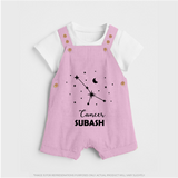 CancerStar Sign Constellation Dungaree - BABY PINK - 0 - 5 Months Old (Chest 18")
