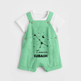 CancerStar Sign Constellation Dungaree - GREEN - 0 - 5 Months Old (Chest 18")