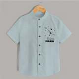 CancerStar Sign Constellation shirt - ARCTIC BLUE - 0 - 6 Months Old (Chest 23")