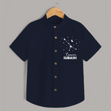 CancerStar Sign Constellation shirt - NAVY BLUE - 0 - 6 Months Old (Chest 23")