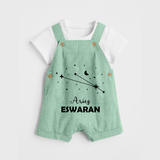 AriesStar Sign Constellation Dungaree - MINT GREEN - 0 - 5 Months Old (Chest 18")