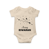 AriesStar Sign Constellation Romper - IVORY - New Born (Chest 14")
