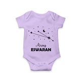AriesStar Sign Constellation Romper - LILAC - New Born (Chest 14")