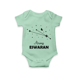 AriesStar Sign Constellation Romper - MINT GREEN - New Born (Chest 14")