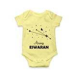 AriesStar Sign Constellation Romper - PASTEL YELLOW - New Born (Chest 14")