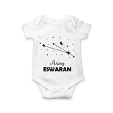 AriesStar Sign Constellation Romper - WHITE - New Born (Chest 14")