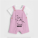Taurus Zodiac Constellation Dungaree - BABY PINK - 0 - 5 Months Old (Chest 18")