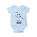 Taurus Zodiac Constellation Romper - BABY BLUE - New Born (Chest 14")