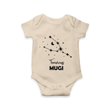 Taurus Zodiac Constellation Romper - IVORY - New Born (Chest 14")