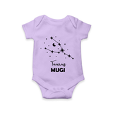 Taurus Zodiac Constellation Romper - LILAC - New Born (Chest 14")