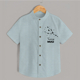 Taurus Zodiac Constellation shirt - ARCTIC BLUE - 0 - 6 Months Old (Chest 23")