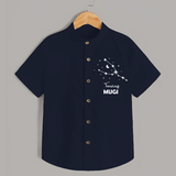 Taurus Zodiac Constellation shirt - NAVY BLUE - 0 - 6 Months Old (Chest 23")