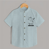 Gemini Zodiac Constellation shirt - ARCTIC BLUE - 0 - 6 Months Old (Chest 23")
