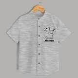 Gemini Zodiac Constellation shirt - GREY - 0 - 6 Months Old (Chest 23")