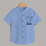 Gemini Zodiac Constellation shirt - SKY BLUE - 0 - 6 Months Old (Chest 23")