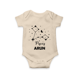 Pisces Star Sign Constellation Romper - IVORY - New Born (Chest 14")