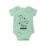 Pisces Star Sign Constellation Romper - MINT GREEN - New Born (Chest 14")