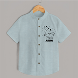 Pisces Star Sign Constellation shirt - ARCTIC BLUE - 0 - 6 Months Old (Chest 23")