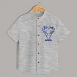 Taurus Bull Zodiac Symbol Printed shirt - GREY - 0 - 6 Months Old (Chest 23")