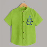 Scorpio Zodiac Scorpion Symbol Printed shirt - LIME GREEN - 0 - 6 Months Old (Chest 23")