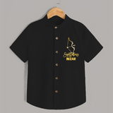 Sagittarius Archer Zodiac Symbol Printed shirt - BLACK - 0 - 6 Months Old (Chest 23")