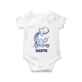 Aquarius Water Bearer Zodiac Symbol Printed Romper - WHITE - New Born (Chest 14")