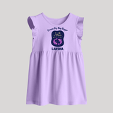 Aries Constellation Charm Printed Baby Frock - LILAC - 0 - 3 Months Old (Chest 17")