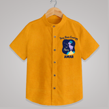 Taurus Little Bull Zodiac Printed Baby shirt - CHROME YELLOW - 0 - 6 Months Old (Chest 23")