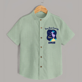 Taurus Little Bull Zodiac Printed Baby shirt - MINT GREEN - 0 - 6 Months Old (Chest 23")