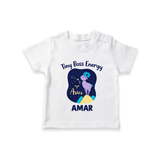 Taurus Little Bull Zodiac Printed Baby T shirt - WHITE - 0-5 Months Old (Chest 17")