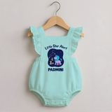 Sagittarius Adventure Zodiac Printed Baby Romper Frock - MINT GREEN - 0 - 3 Months Old (Chest 19")