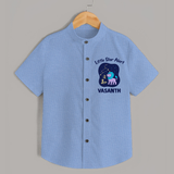 Sagittarius Adventure Zodiac Printed Baby shirt - SKY BLUE - 0 - 6 Months Old (Chest 23")