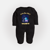 Sagittarius Adventure Zodiac Printed BabyFullbody Suit - BLACK - New Born (Chest 7.5")