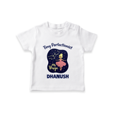 Pisces Dreamy Fish Zodiac Printed Baby T shirt - WHITE - 0-5 Months Old (Chest 17")