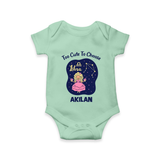 Libra Cute Balance Zodiac Printed Baby Romper - MINT GREEN - New Born (Chest 14")