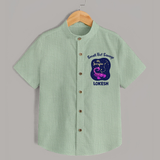 Scorpio Mini Warrior Zodiac Printed Baby shirt - MINT GREEN - 0 - 6 Months Old (Chest 23")