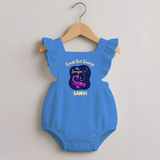 Scorpio Mini Warrior Zodiac Printed Baby Romper Frock