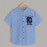 Capricorn Future Leader Zodiac Printed Baby shirt - SKY BLUE - 0 - 6 Months Old (Chest 23")