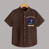 Capricorn Future Leader Zodiac Printed Baby shirt - CHOCOLATE BROWN - 0 - 6 Months Old (Chest 23")
